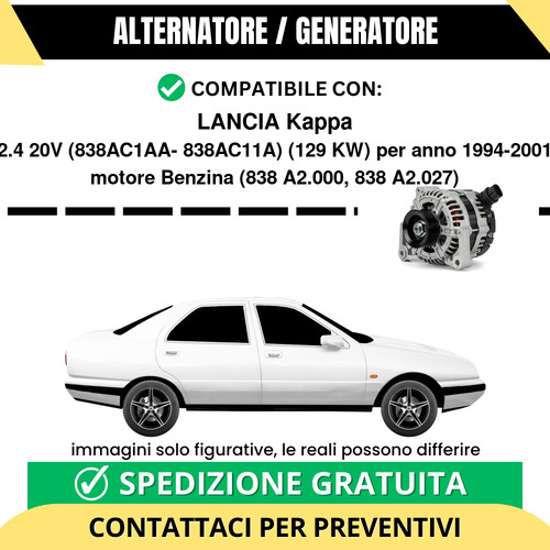 Alternatore lancia kappa 4 - lancia,