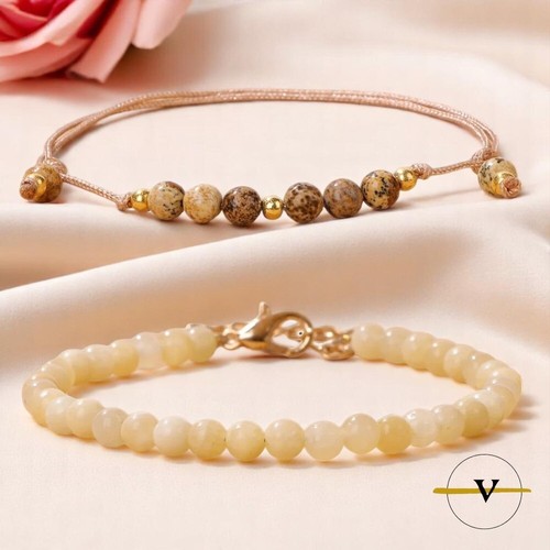 Coppia bracciali donna pietre - donna,