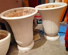 Vasi grandi in cemento da esterno per giardino-terrazza