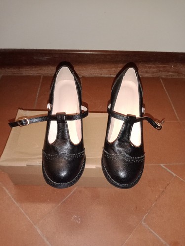 Scarpe nere con tacco mary - nere,