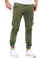 Pantaloni Uomo Cargo Slim Fit