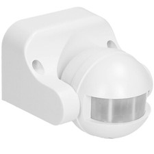 SENSORE DI MOVIMENTO INFRAROSSI 180° PIR CREPUSCOLARE RILEVA PRESENZA LUCI