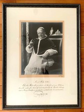 AUTOGRAFO PAPA PIO XI Ambrogio