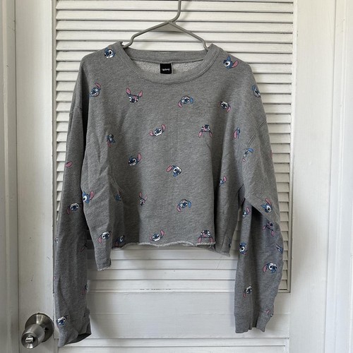 Felpa disney stitch grigia con - felpa,