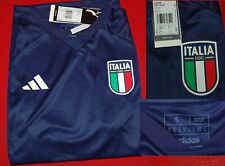 SPLENDIDA MAGLIA della NAZIONALE di CALCIO ITALIA FIGC TAGLIA SMALL BLU NUOVA