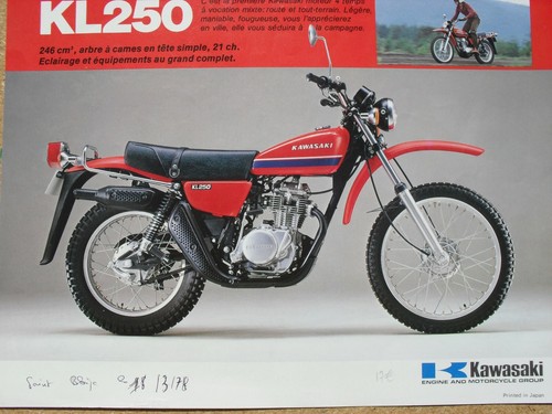 Kawasaki 250 1978 - kl,