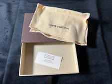 LOUIS VUITTON scatola lusso portafoglio + SACCA + BUSTA shopper marrone