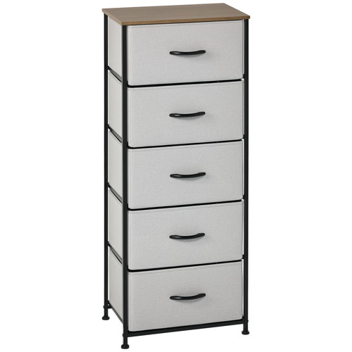 Homcom cassettiera cassetti - 5,
