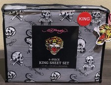 Set lenzuola Ed Hardy a righe