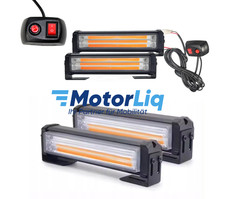 LUCE LAMPEGGIANTE A LED, SOCCORSO STRADALE, RIMORCHIO (2 PEZZI) NUOVO