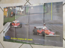 VECCHIO POSTER AUTOSPRINT MAGNETI MARELLI LA MARCA CAMPIONE DEL MONDO FERRARI