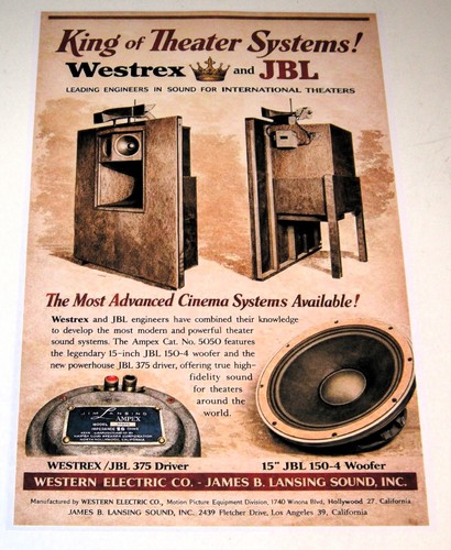 Jbl westrex 375 corno - +,