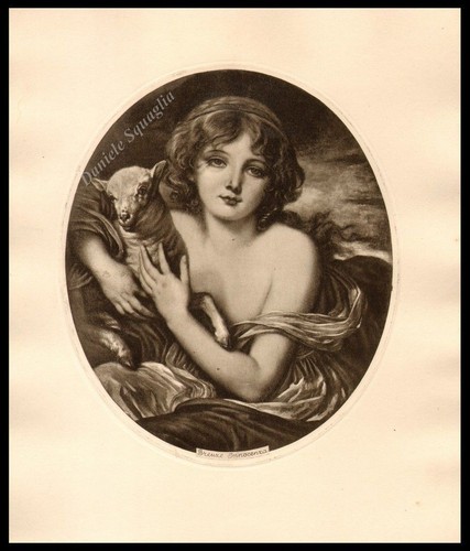 Innocenza bambina agnello - bambina,
