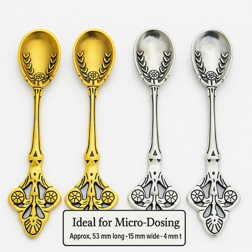 Mini cucchiaio argento oro - mini,