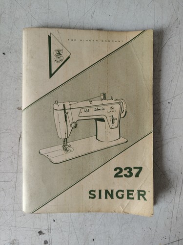 Singer modello 237 libretto - singer,