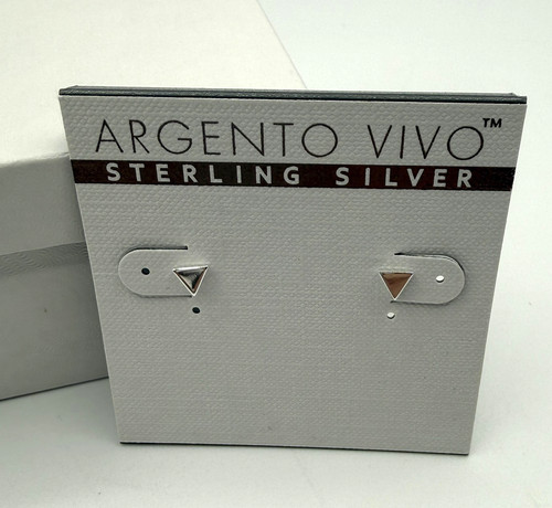 Orecchini perno triangolo - a,