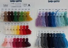 5 Gomitoli LANA GATTO gomitolo da 50 gr. CALICO' lana merino 50% acrilico 50%