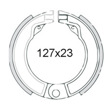 Ganasce freno posteriore per VESPA 125 dal 1948 al 1962 VNB1 VNB2 VNB3 VBB1 VBA-