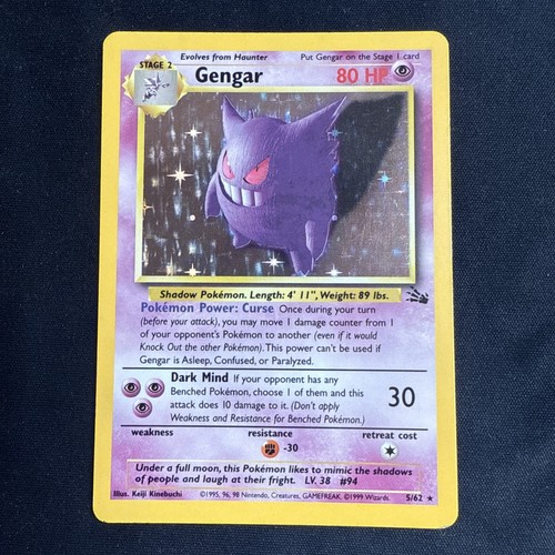 Gengar holo fossil - 5/62,