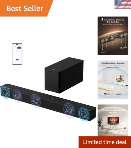Soundbar surround immersiva