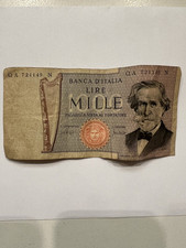 BANCONOTA MILLE LIRE 1000