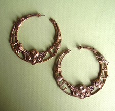 176 / Fluorite Metal Earrings