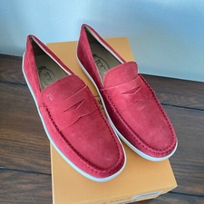 Tod's Men's Red Suede