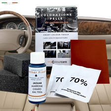 Kit Rigenera Colore Volante Pelle JAGUAR X S TYPE Ritocco MARRONE CHIARO AEK 