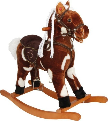 Cavallo dondolo peluche - dondolo, in