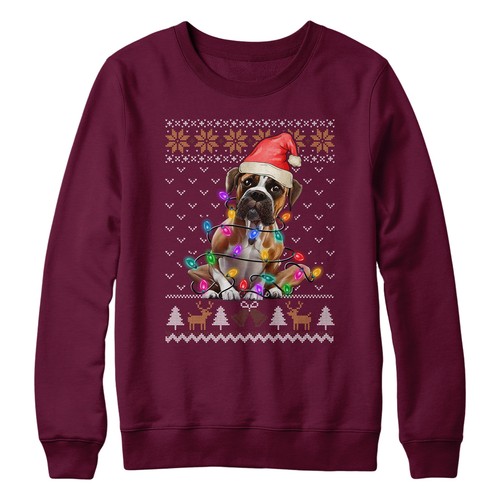 Boxer felpa natalizia per - felpa,