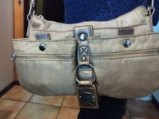 BORSA SMALL MARCA ZIPPO COLOR BEIGE/ORO USATA IN BUONE CONDIZIONI