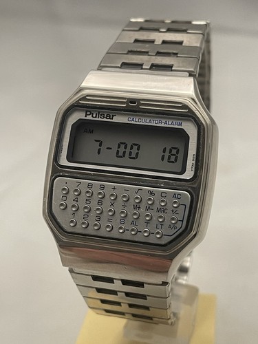 Orologio calcolatrice pulsar - orologio,