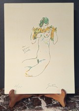 Set 5 litografie numerate e firmate- Firma Renato Guttuso- Raro lotto di opere