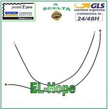 ANTENNA CAVO COASSIALE FLAT FLEX RICEZIONE SEGNALE DI RETE 126 mm PER ARCHOS