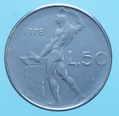 Repubblica italiana lire - 50,