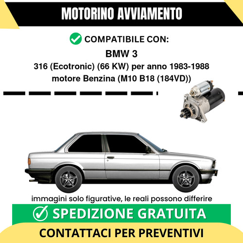 Motorino avviamento bmw 316 - bmw, 3
