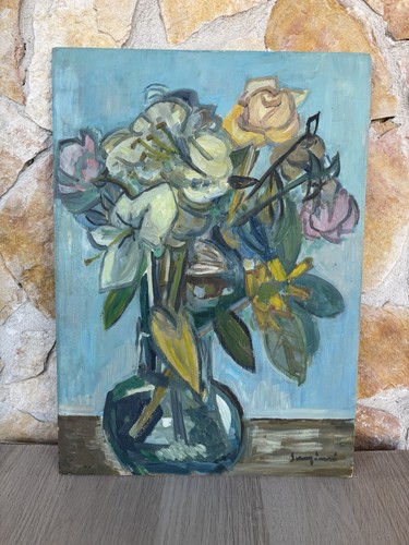 Quadro vaso con - fiori-, mario