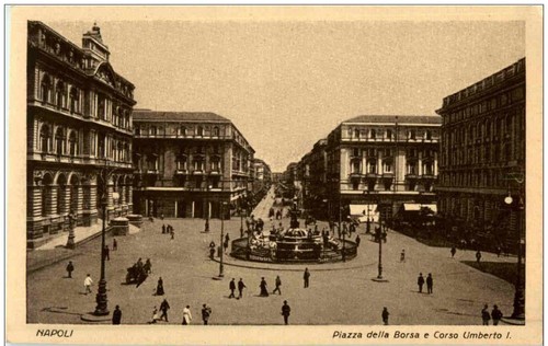 Napoli piazza della - della, borsa