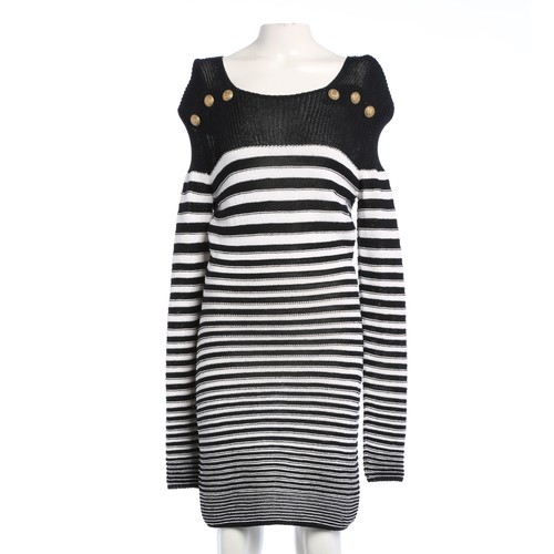 Abito balmain nero bianco - balmain, 36