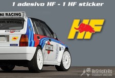 1 ADESIVO  HF   lancia delta integrale 2.0 evoluzione martini 8v 16v 4wd sticker