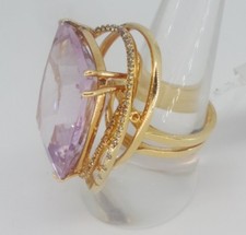 B LUSSO RARO GIOIELLO ANELLO