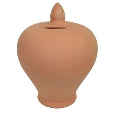 Salvadanaio in terracotta