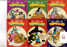 TOPOLINO ALBI  6 FUMETTI