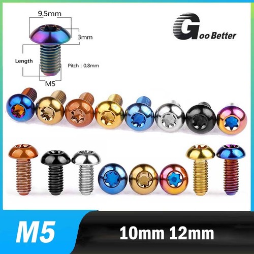 Bullone titanio m5x10mm - m5x10mm, 12mm
