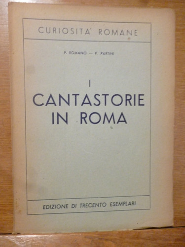 Romano partini cantastorie - partini,