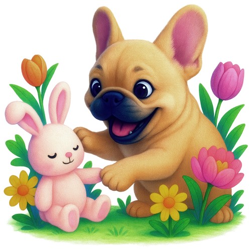 Adesivi bulldog francese - adesivi,