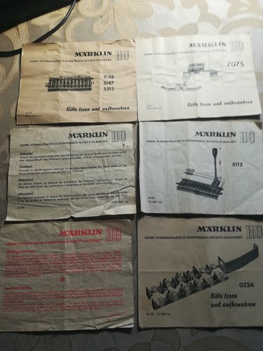 Marklin libretti istruzioni - marklin,