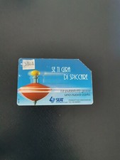 SCHEDA TELEFONICA SE TI GIRA DI SPICCARE VARIANTE OCR PICCOLO USATA PERF G 330A