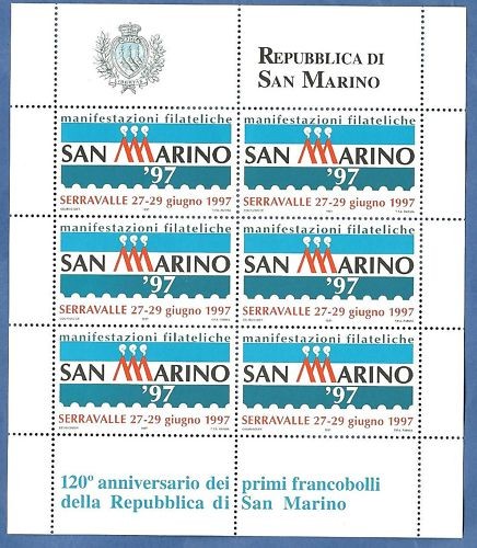 San marino foglietto - san,