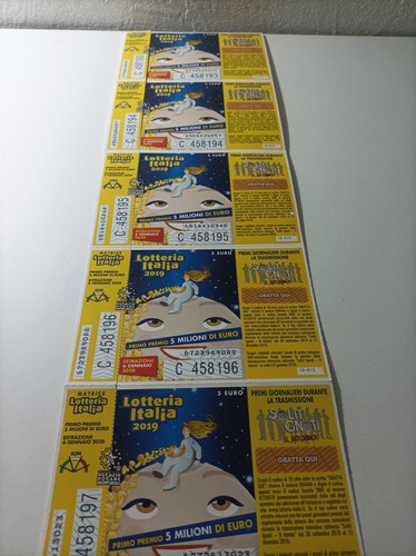 Biglietti lotteria italia - ,